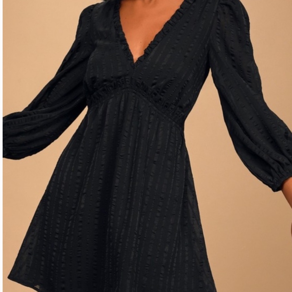 Lulus Black Dress NWT - Picture 2 of 14